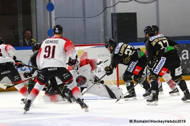 Photo hockey match Rouen - Mulhouse le 01/10/2019