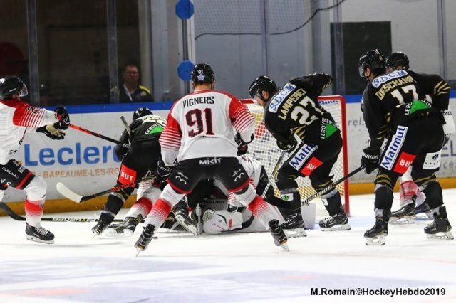 Photo hockey match Rouen - Mulhouse le 01/10/2019