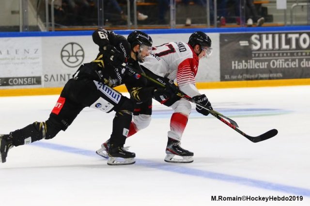 Photo hockey match Rouen - Mulhouse le 01/10/2019