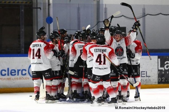 Photo hockey match Rouen - Mulhouse le 01/10/2019