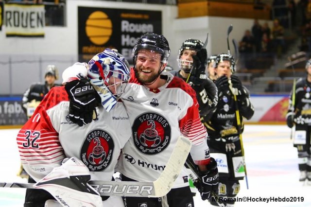 Photo hockey match Rouen - Mulhouse le 01/10/2019