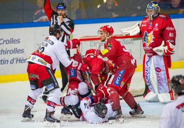 Photo hockey match Grenoble  - Briançon  le 01/10/2019