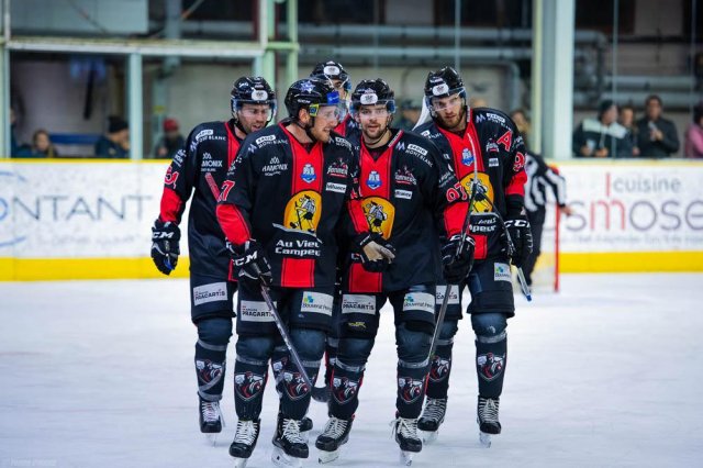 Photo hockey match Chamonix  - Amiens  le 04/10/2019