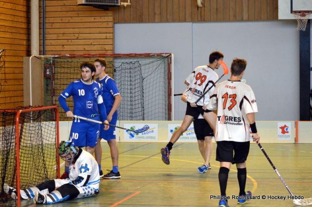 Photo hockey reportage Floorball : Ne pas vendre la peau du Tigre