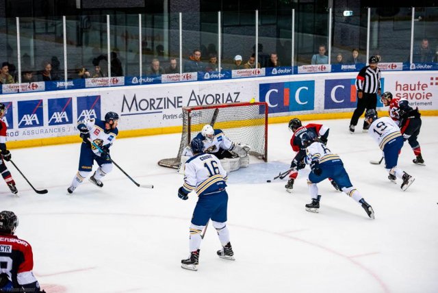 Photo hockey match Morzine-Avoriaz - Villard-de-Lans le 05/10/2019