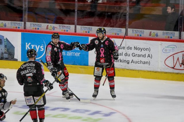 Photo hockey match Amiens  - Bordeaux le 08/10/2019