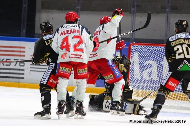 Photo hockey match Rouen - Grenoble  le 11/10/2019