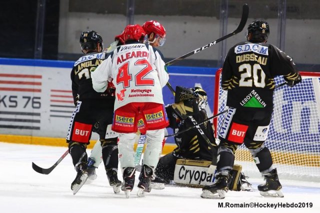Photo hockey match Rouen - Grenoble  le 11/10/2019