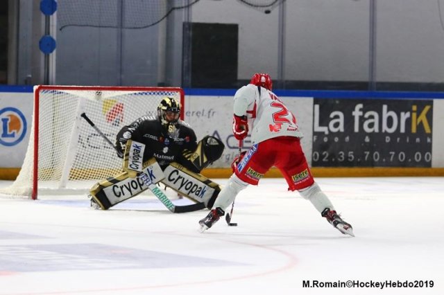 Photo hockey match Rouen - Grenoble  le 11/10/2019