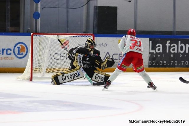 Photo hockey match Rouen - Grenoble  le 11/10/2019