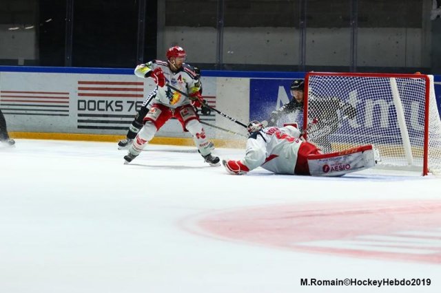 Photo hockey match Rouen - Grenoble  le 11/10/2019