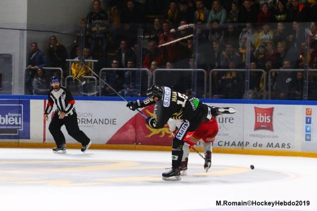 Photo hockey match Rouen - Grenoble  le 11/10/2019