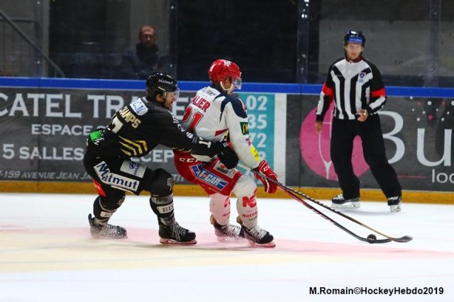 Photo hockey match Rouen - Grenoble  le 11/10/2019