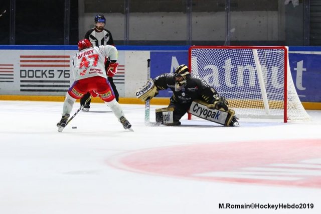Photo hockey match Rouen - Grenoble  le 11/10/2019