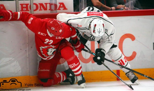 Photo hockey match Lausanne - Lugano le 13/10/2019