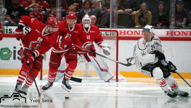 Photo hockey match Lausanne - Lugano le 13/10/2019