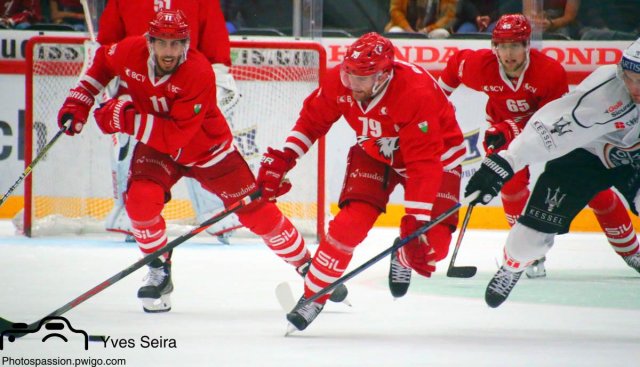 Photo hockey match Lausanne - Lugano le 13/10/2019
