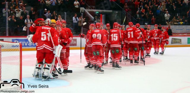 Photo hockey match Lausanne - Lugano le 13/10/2019