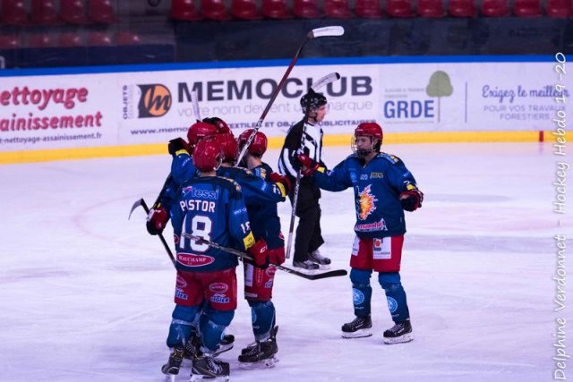Photo hockey match Grenoble U20 - Amiens U20 le 06/10/2019