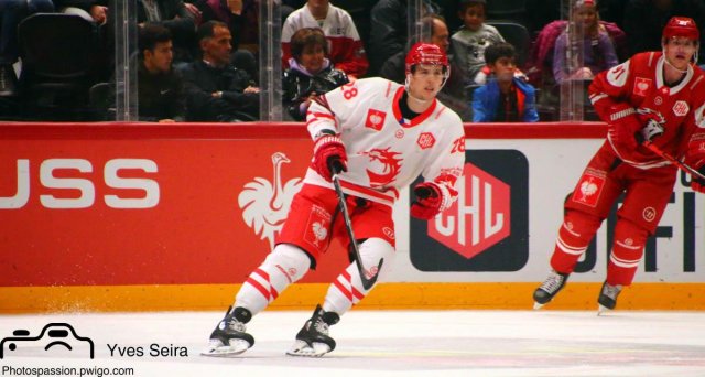 Photo hockey match Lausanne - Trinec le 15/10/2019