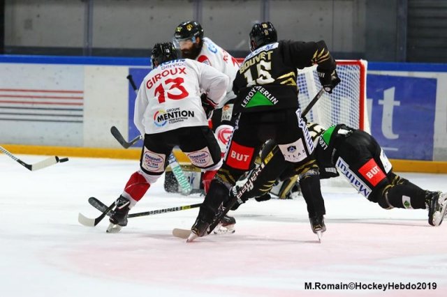 Photo hockey match Rouen - Amiens  le 18/10/2019