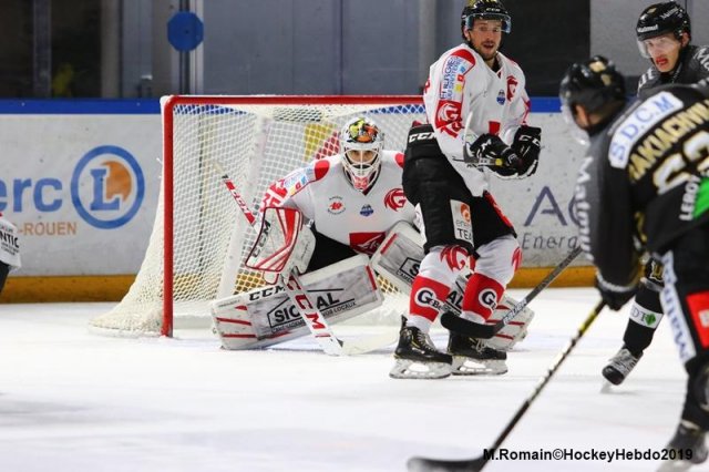 Photo hockey match Rouen - Amiens  le 18/10/2019