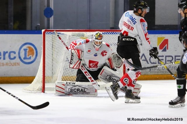 Photo hockey match Rouen - Amiens  le 18/10/2019