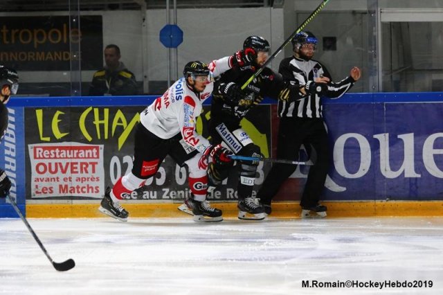 Photo hockey match Rouen - Amiens  le 18/10/2019