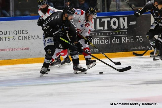 Photo hockey match Rouen - Amiens  le 18/10/2019