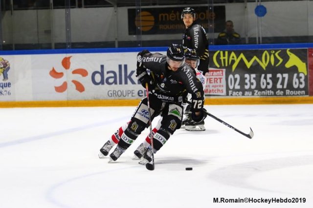 Photo hockey match Rouen - Amiens  le 18/10/2019