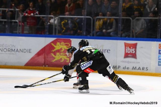 Photo hockey match Rouen - Amiens  le 18/10/2019