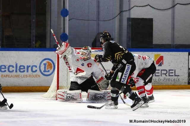 Photo hockey match Rouen - Amiens  le 18/10/2019