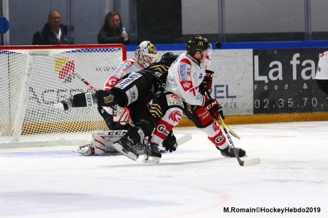 Photo hockey match Rouen - Amiens  le 18/10/2019