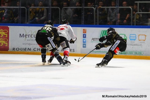 Photo hockey match Rouen - Amiens  le 18/10/2019
