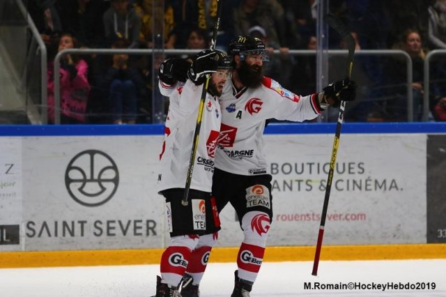 Photo hockey match Rouen - Amiens  le 18/10/2019