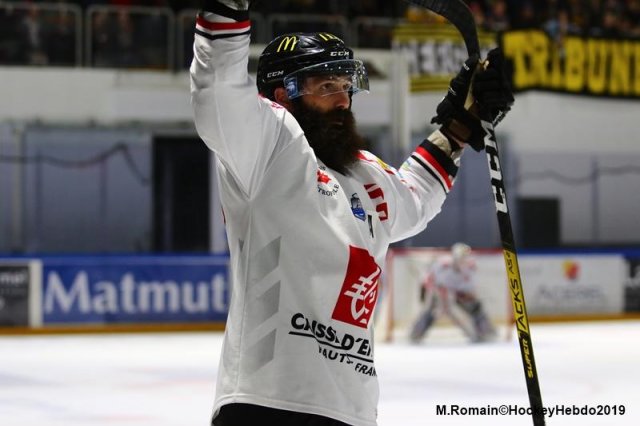 Photo hockey match Rouen - Amiens  le 18/10/2019