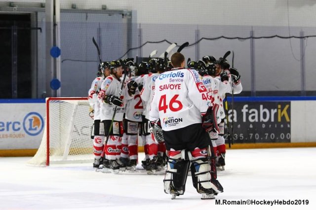 Photo hockey match Rouen - Amiens  le 18/10/2019
