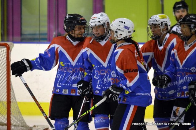 Photo hockey reportage Les Rebelles règnent