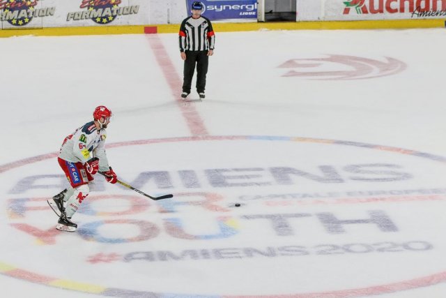 Photo hockey match Amiens  - Grenoble  le 20/10/2019