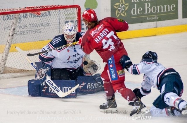 Photo hockey match Grenoble  - Angers  le 25/10/2019