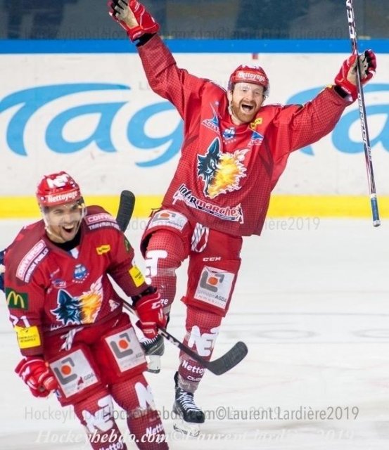 Photo hockey match Grenoble  - Angers  le 25/10/2019