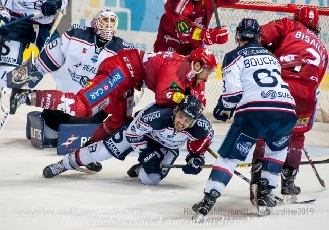 Photo hockey match Grenoble  - Angers  le 25/10/2019