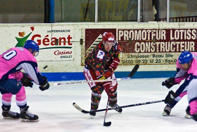 Photo hockey reportage D3 Carré Final : Anglet - Français Volants