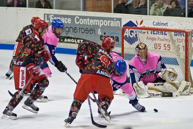 Photo hockey reportage D3 Carré Final : Anglet - Français Volants