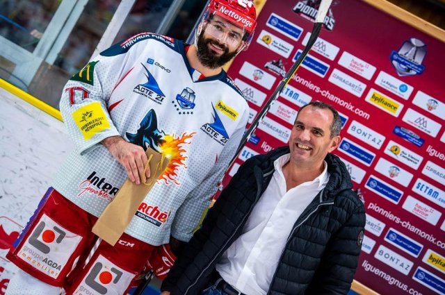 Photo hockey match Chamonix  - Grenoble  le 29/10/2019
