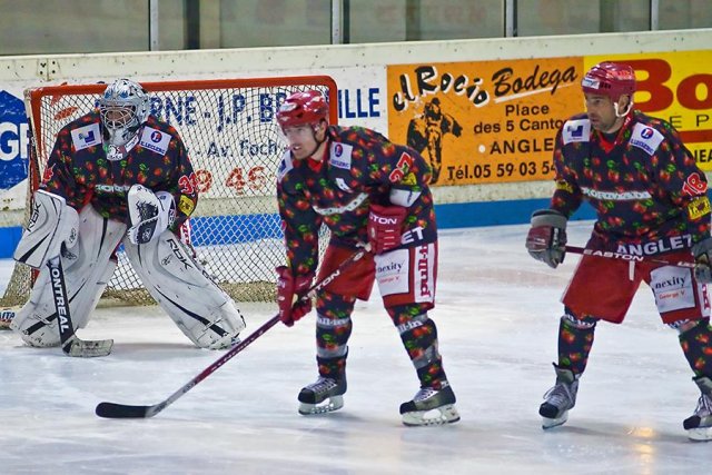 Photo hockey reportage D3 Carré Final : Anglet - Français Volants