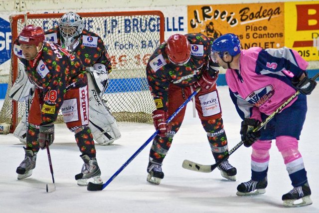 Photo hockey reportage D3 Carré Final : Anglet - Français Volants