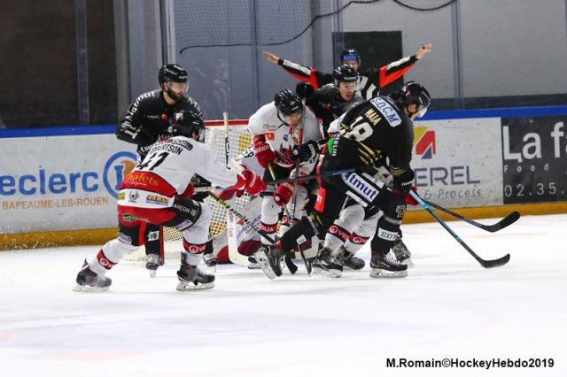 Photo hockey match Rouen - Briançon  le 31/10/2019