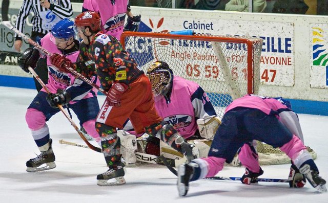Photo hockey reportage D3 Carré Final : Anglet - Français Volants