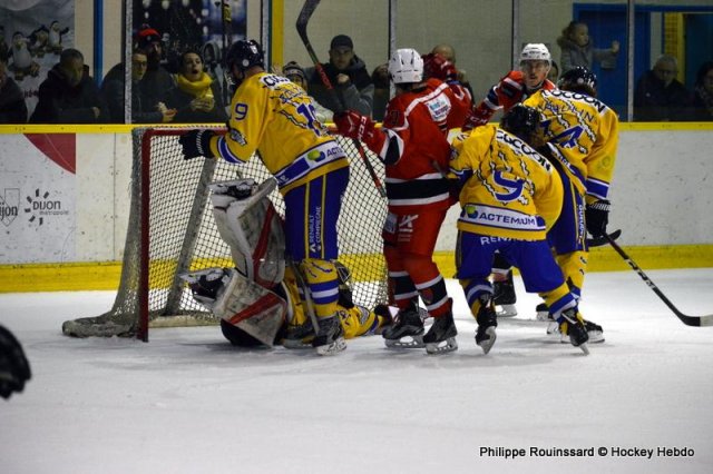 Photo hockey match Dijon  - Compiègne le 02/11/2019